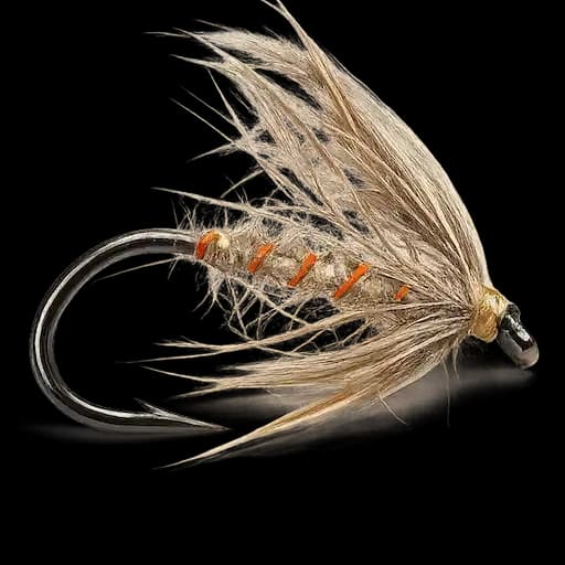 March Brown spider, a classic North Country soft-hackle fly