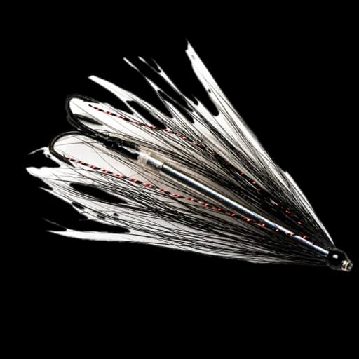 Sea trout tube fly for night fishing
