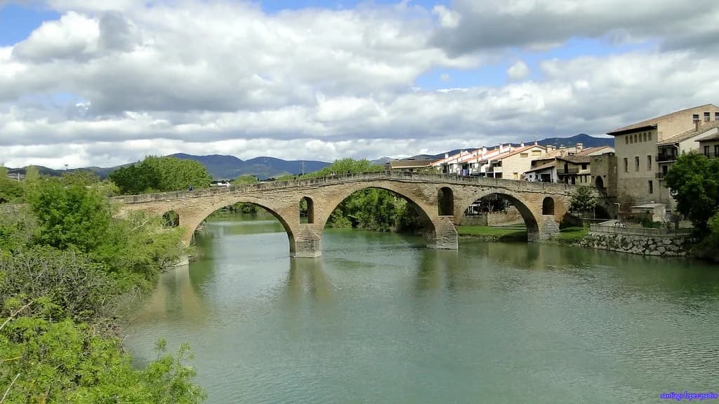 Río Arga — Puente la Reina