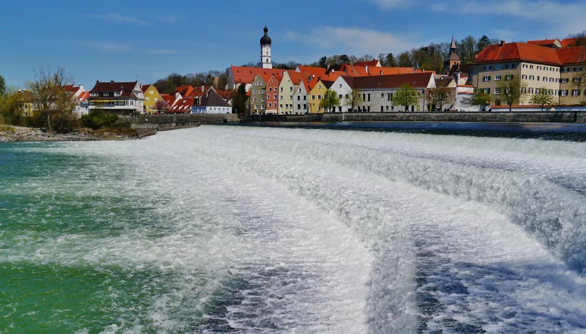 Lech (Bavaria) — Landsberg Lechschnellen 3