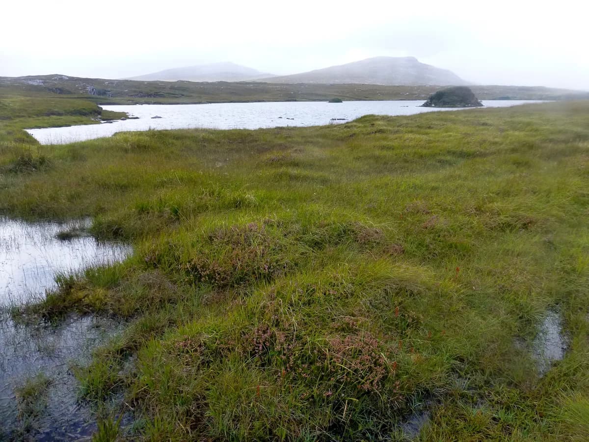 View across Loch Morsgail on the Isle of Lewis, Outer Hebrides, Scotland