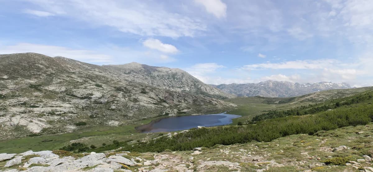 Lac de Nino (Ninu), a high mountain lake and pozzine wetland on the Niolo plateau, Haute-Corse, Corsica