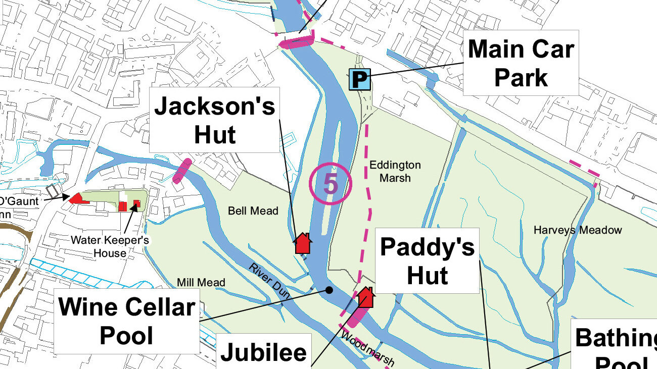 Beat 5 — Eddington Bridge to Wine Cellar — beat map section