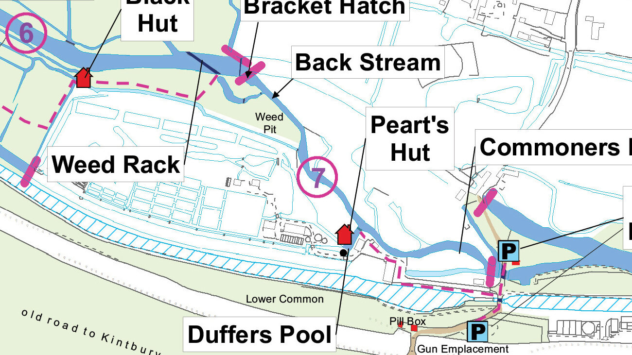 Beat 7 — Bracket Hatch to Dun Mill Bridge — beat map section